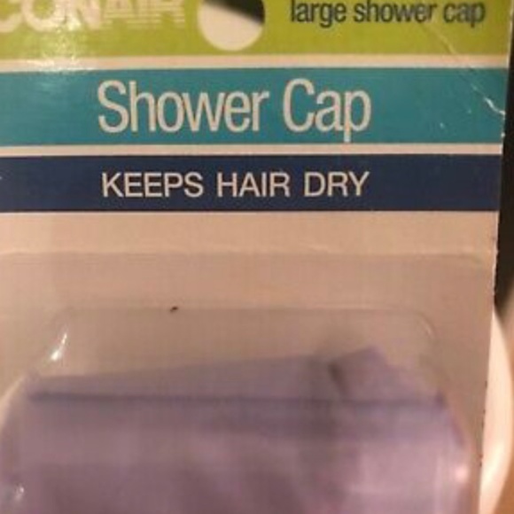 Shower Cap Reusable Large Purple Made of Durable Plastic Brand New Sealed - Picture 4 of 6